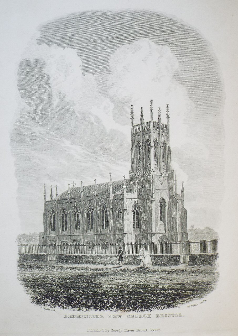 Print - Bedminster New Church Bristol. - Willis